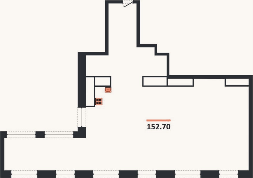 Планировка: 3-к, 152,7 м²