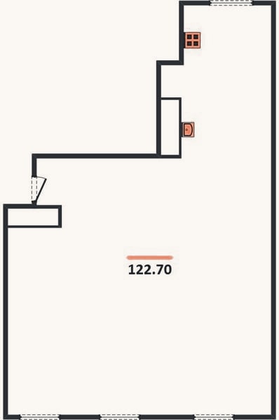 Планировка: 3-к, 122,7 м²