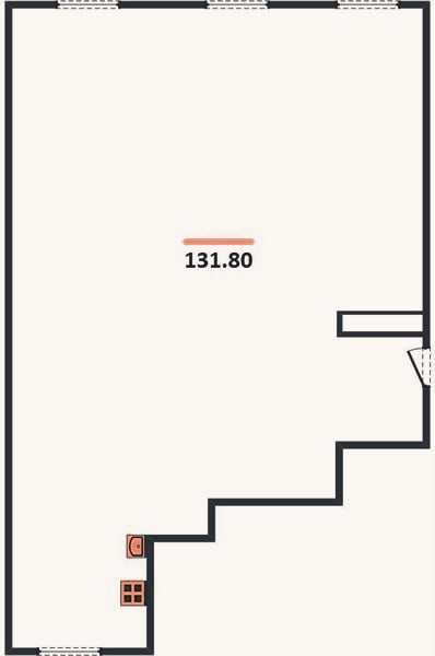 Планировка: 3-к, 131,8 м²