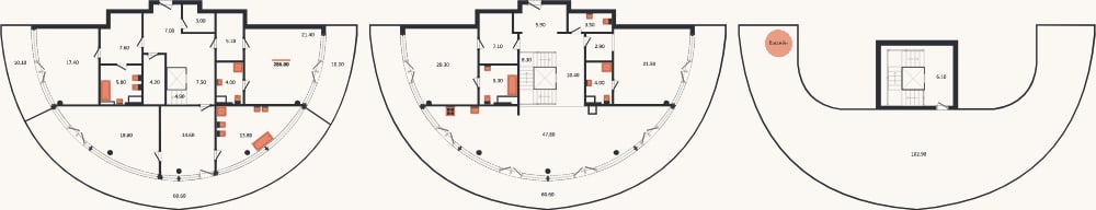 Планировка: 4+ к, 287,9 м²