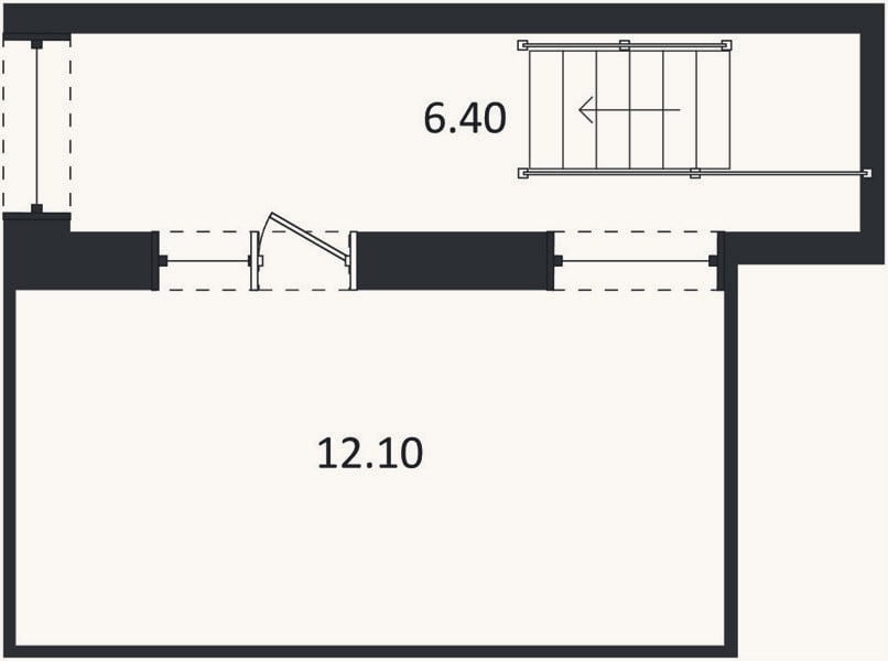Планировка: 2-к, 75,9 м²
