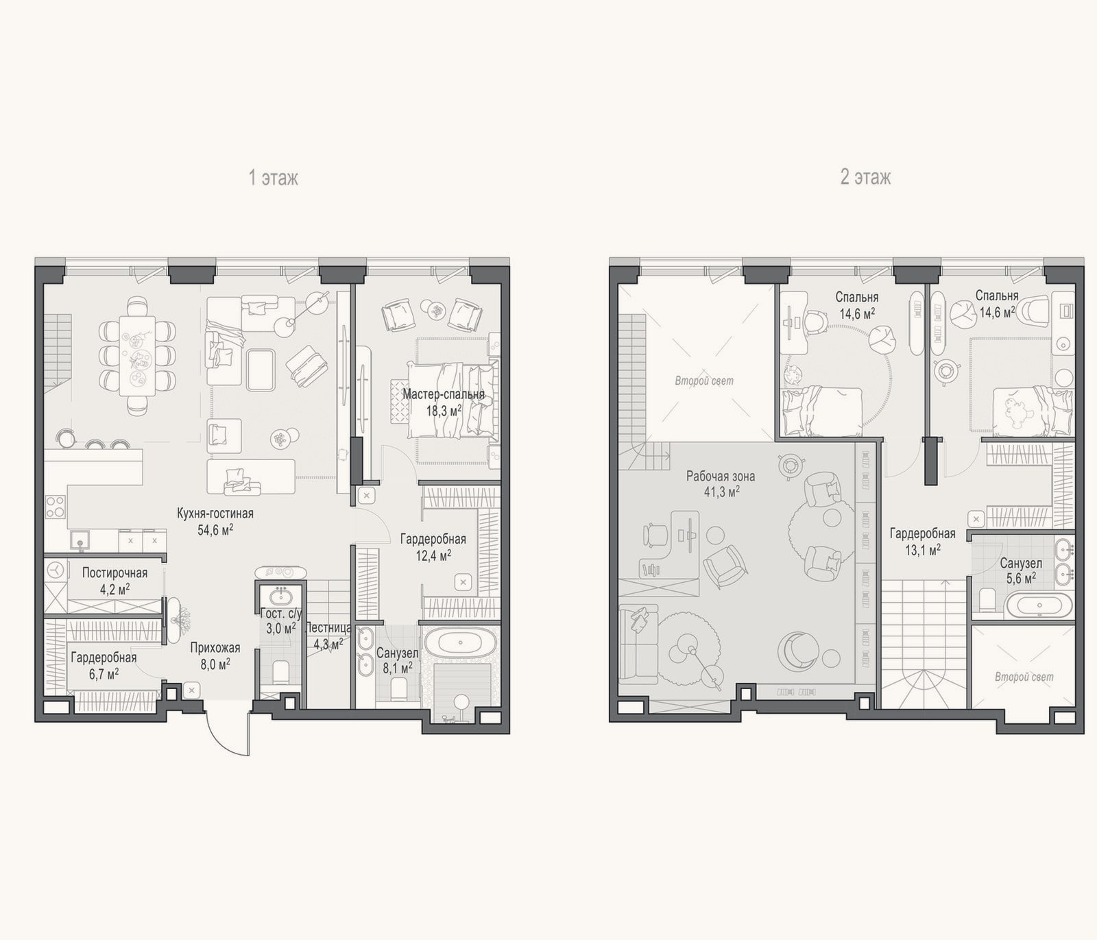 Планировка: 4+ к, 167,6 м²