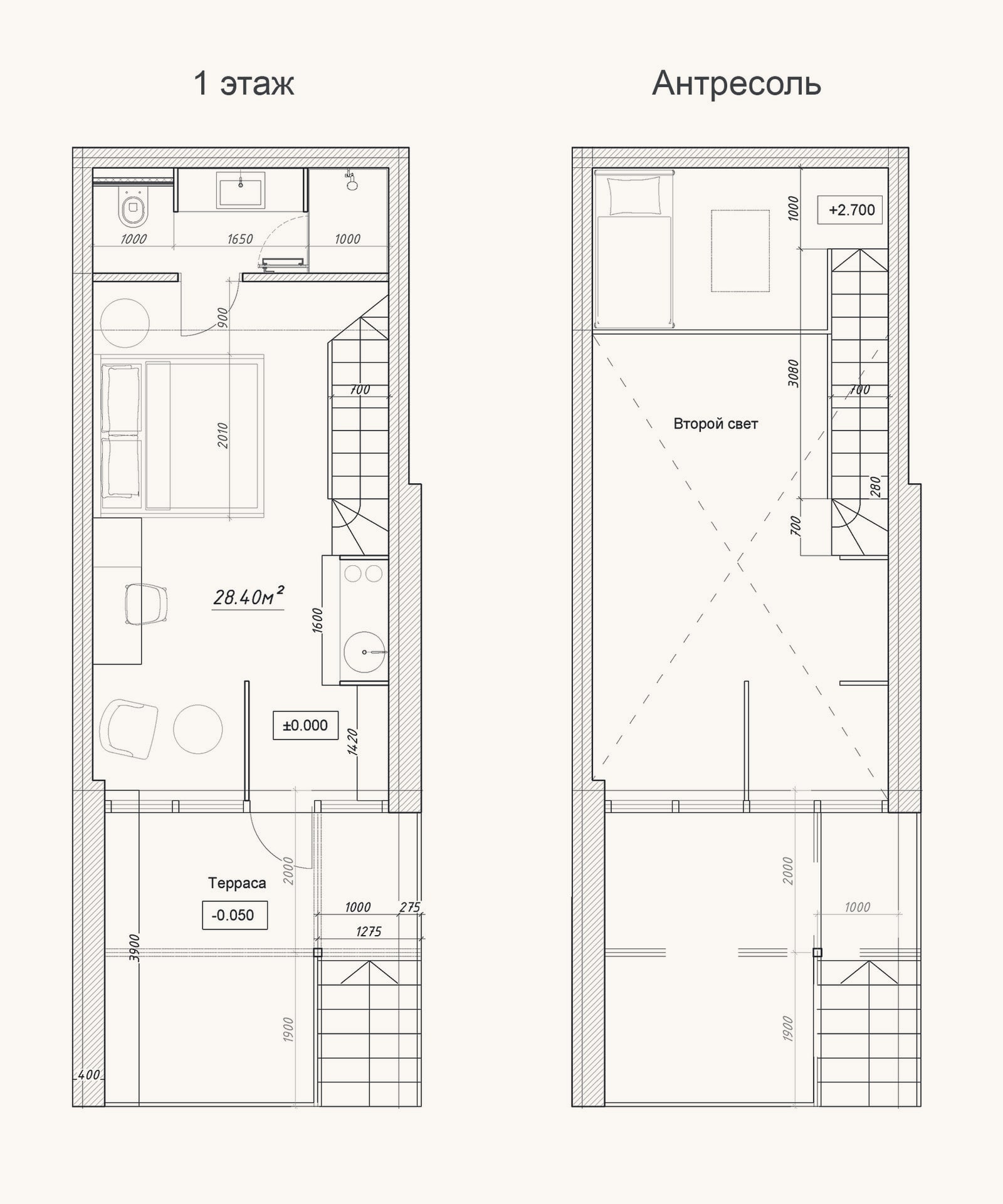 Планировка: Студия, 34,3 м²