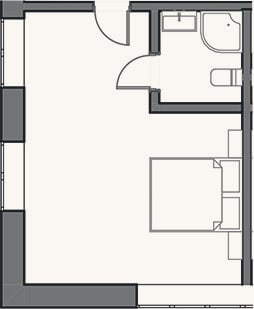 Планировка: Студия, 18 м²