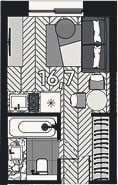 Планировка: Студия, 16,7 м²