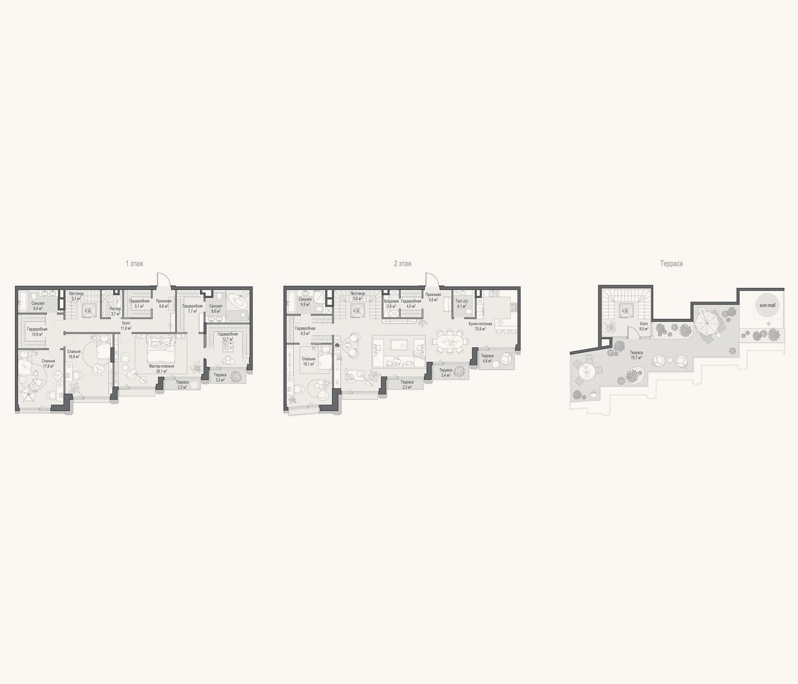 Планировка: 4+ к, 276,5 м²
