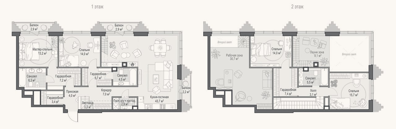 Планировка: 4+ к, 161,2 м²