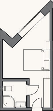 Планировка: Студия, 18 м²