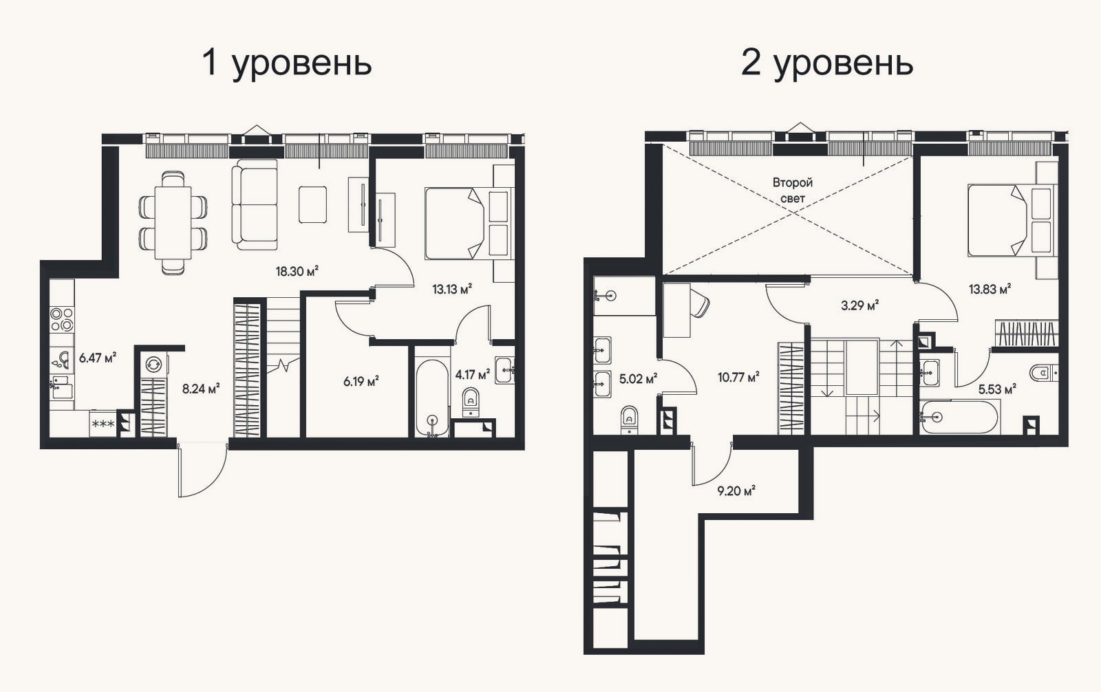 Планировка: 3-к, 104,1 м²