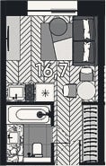 Планировка: Студия, 16,7 м²