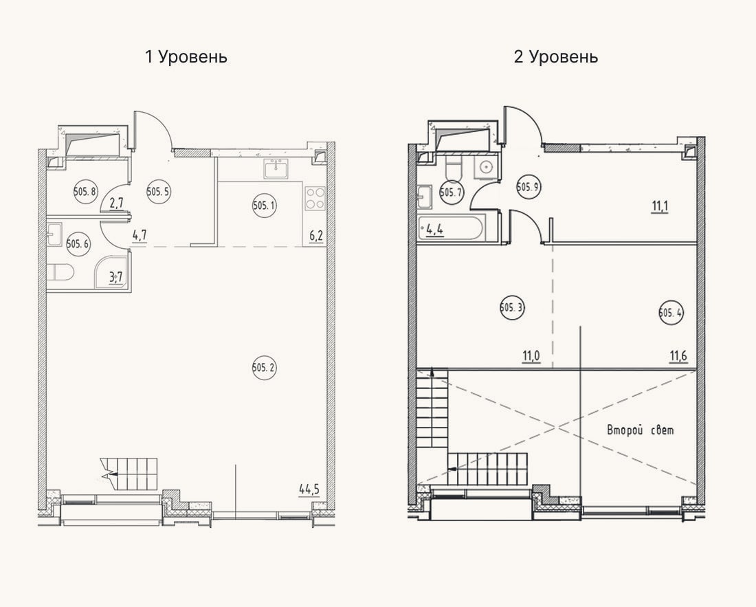 Планировка: 2-к, 99,9 м²