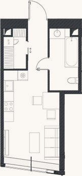 Планировка: Своб. план., 31,5 м²